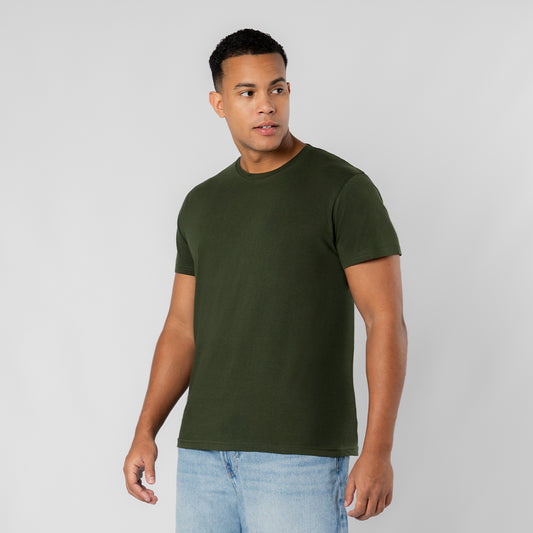 T-shirt Adulto de Manga Curta em Algodão Suave