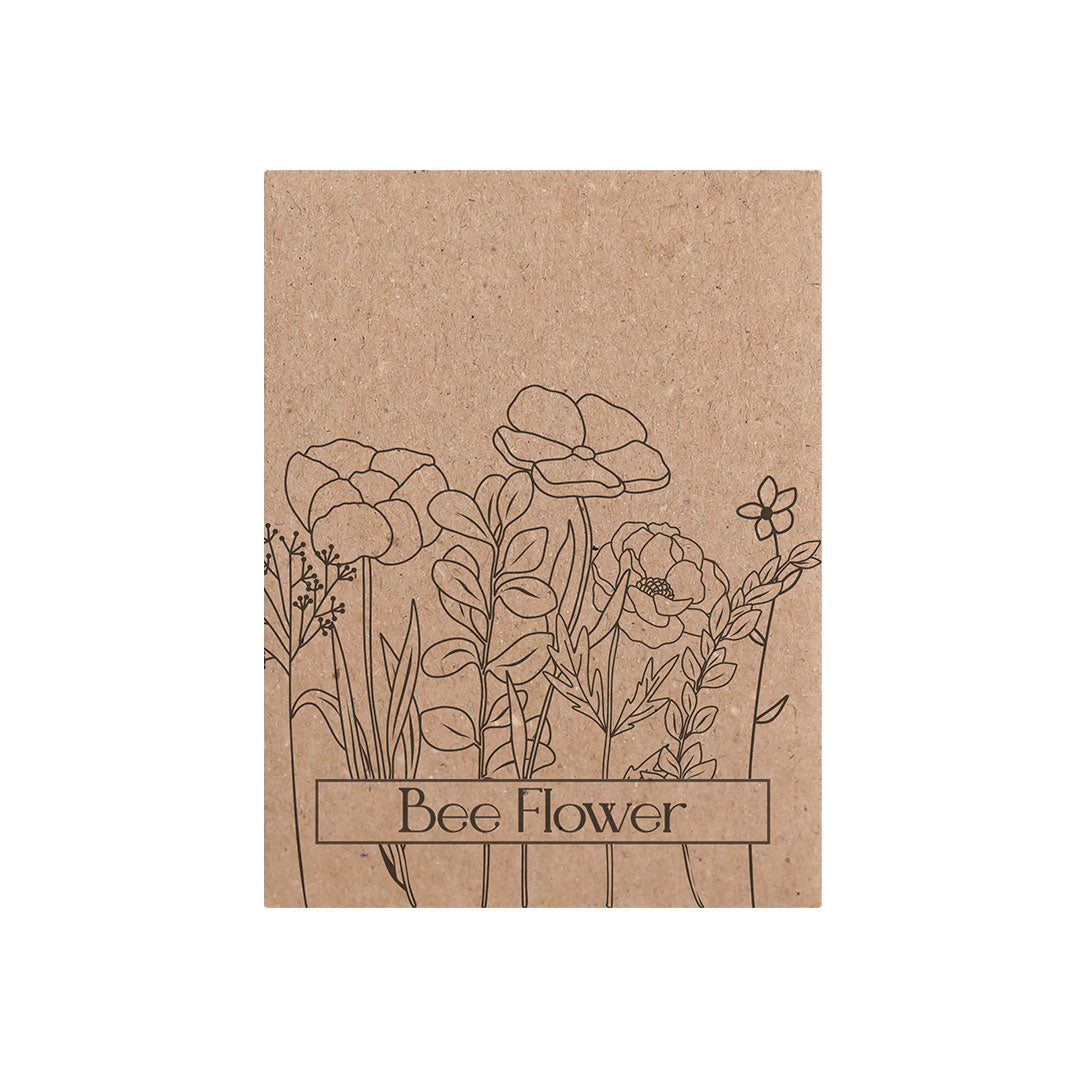 Envelope Ecológico com Sementes de Flores Silvestres