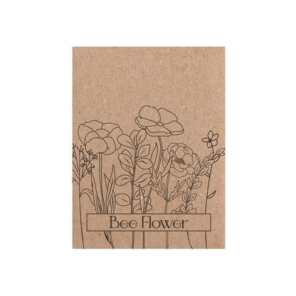 Envelope Ecológico com Sementes de Flores Silvestres