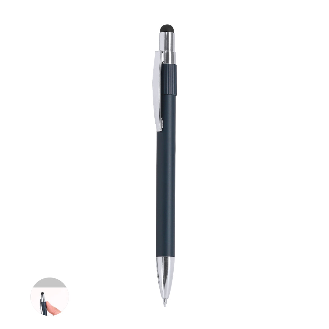 Caneta Elegante em Alumínio Reciclado com Spinner