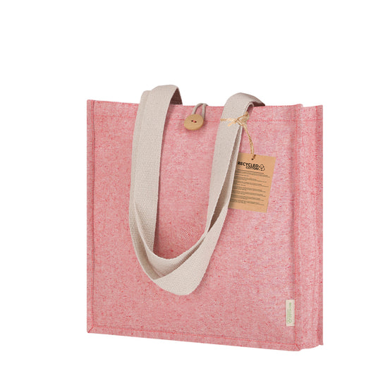 Bolsa Ecológica em Algodão Reciclado com Alças Longas