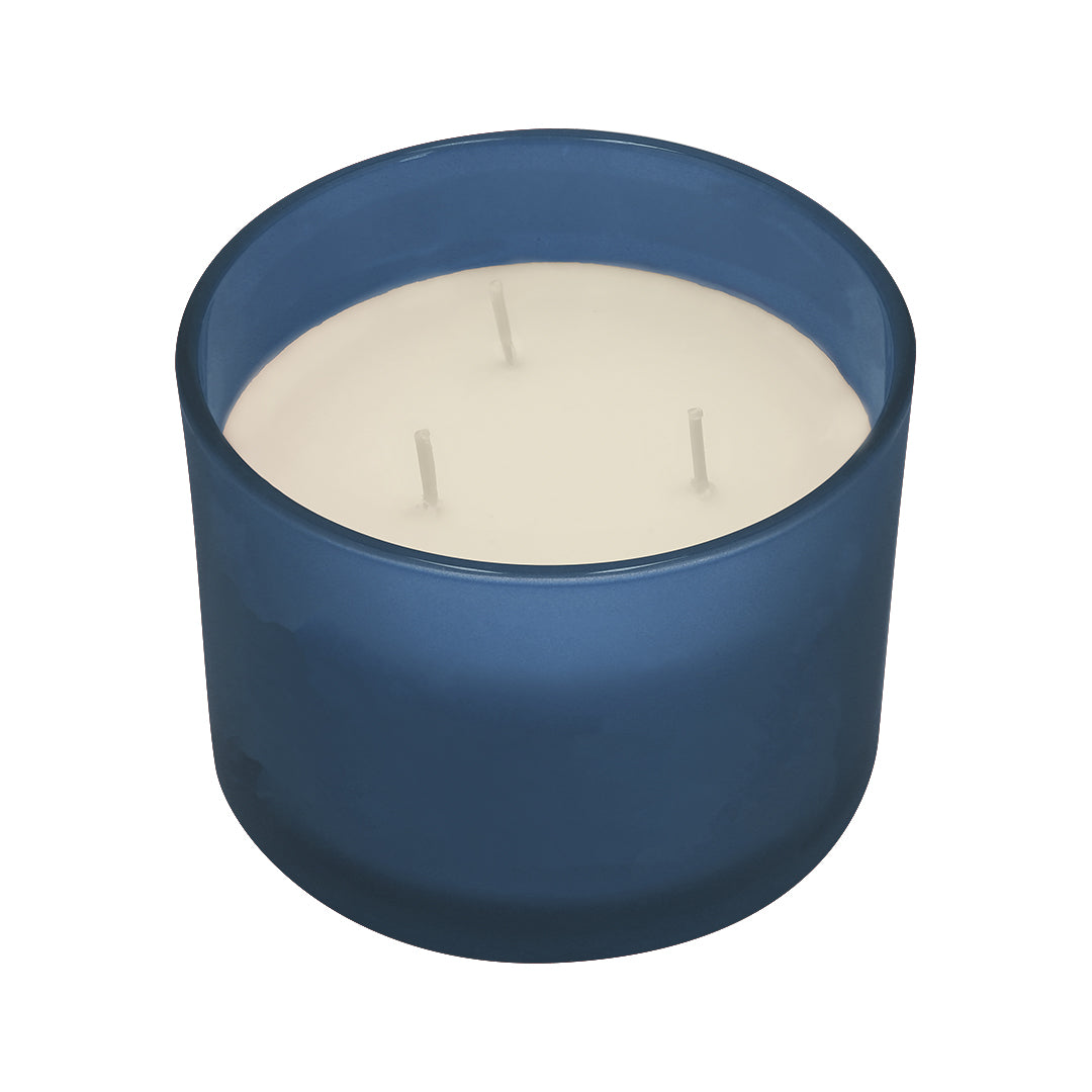 Vela Aromática em Frasco de Vidro - 3 Pavios