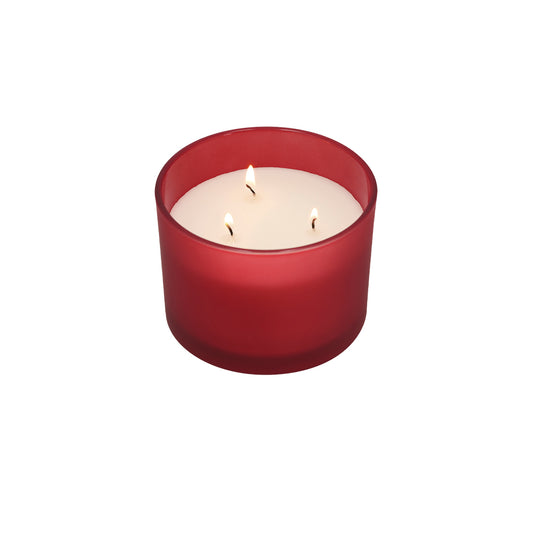 Vela Aromática em Frasco de Vidro - 3 Pavios