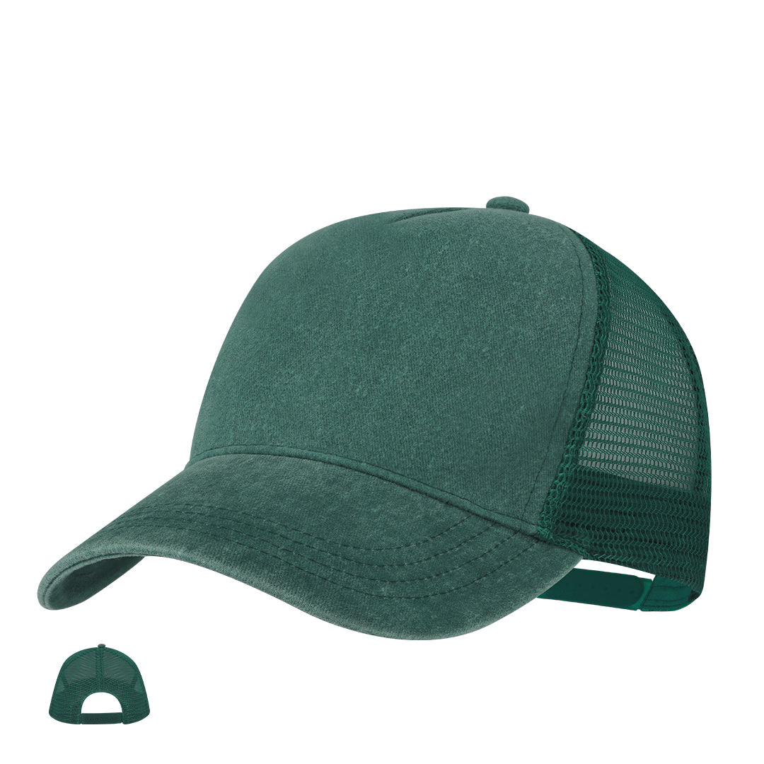 Boné de 5 Painéis com Efeito Lavado - Conforto e Estilo