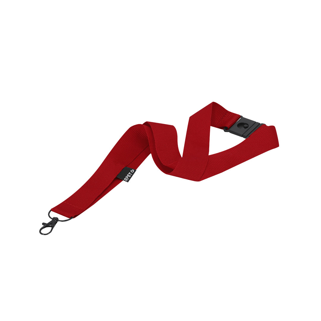 Cordão RPET Macio com Mosquetão Rotativo