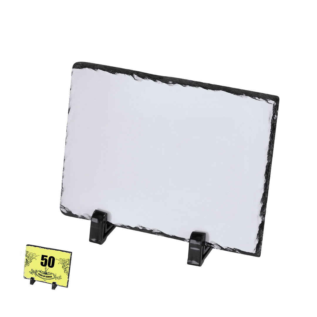 Placa de Ardósia para Sublimação com Suporte