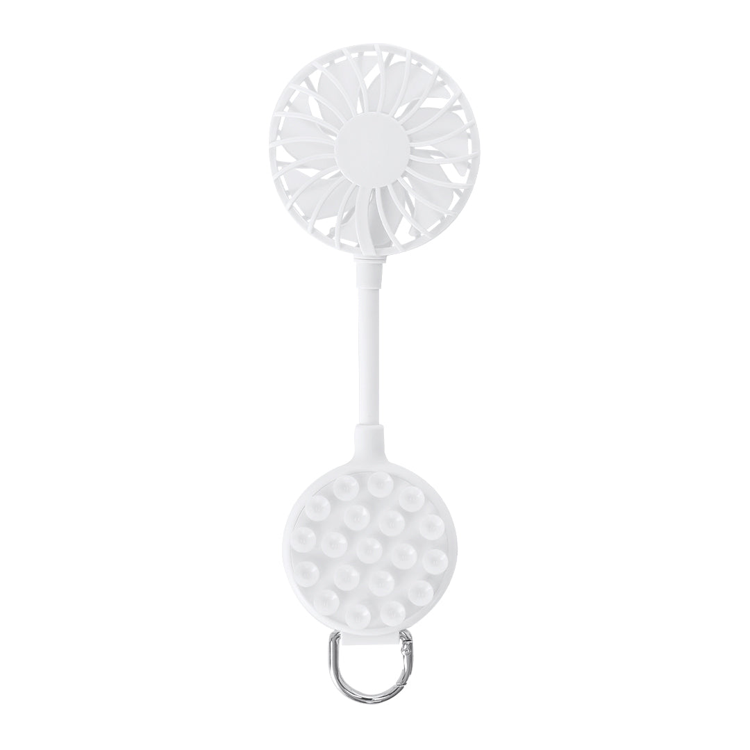 Ventilador Multiposição 360° com Suporte para Telemóvel