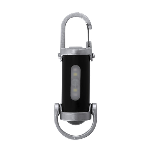 Lanterna Recarregável com 8 Luzes COB e Mosquetão