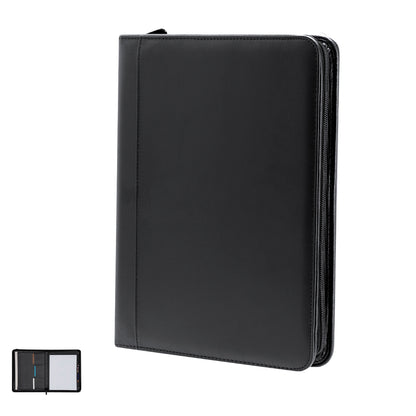 Carpeta Elegante em PU Reciclado com Bloco de Notas