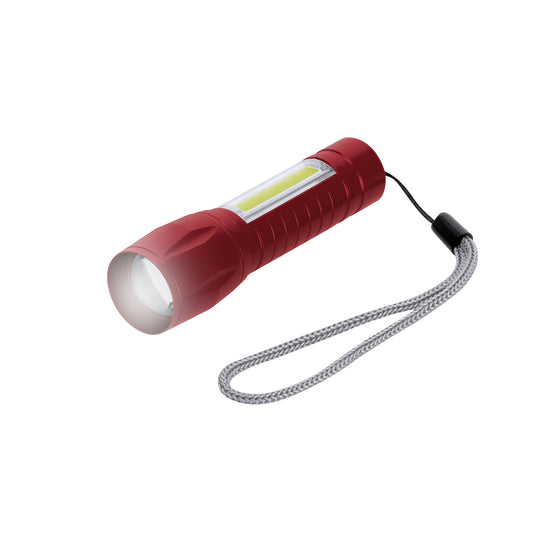 Lanterna Potente Recarregável com Zoom Ajustável