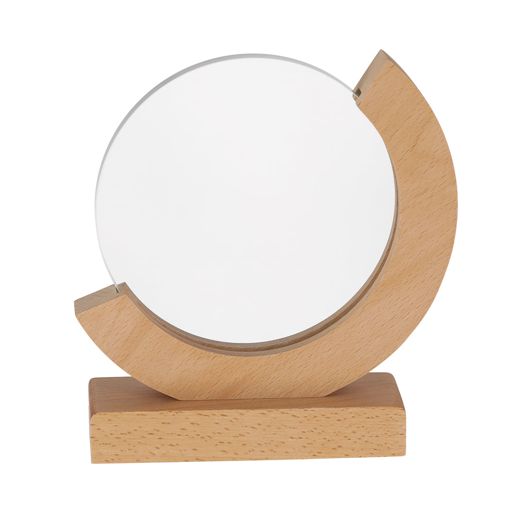 Placa Xiflex em Cristal com Base em Madeira