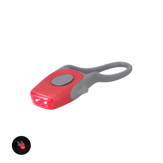 Luz de Segurança para Bicicleta em ABS e Silicone