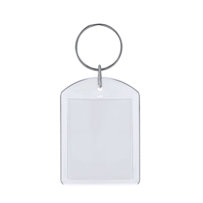 Porta-Chaves Transparente Personalizável Brilhante