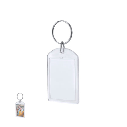 Porta-Chaves Transparente Personalizável Brilhante