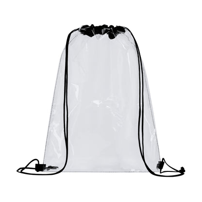 Mochila de Cordões Transparente em PVC Prática