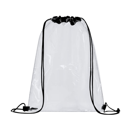 Mochila de Cordões Transparente em PVC Prática