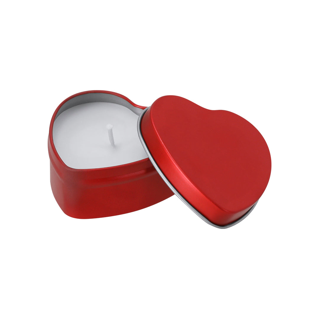 Vela Perfumada em Caixa Coração - Aroma Baunilha