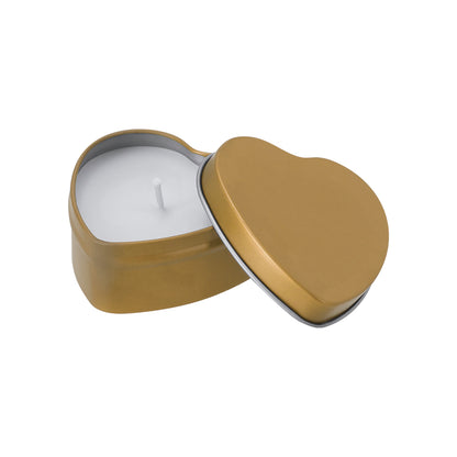 Vela Perfumada em Caixa Coração - Aroma Baunilha