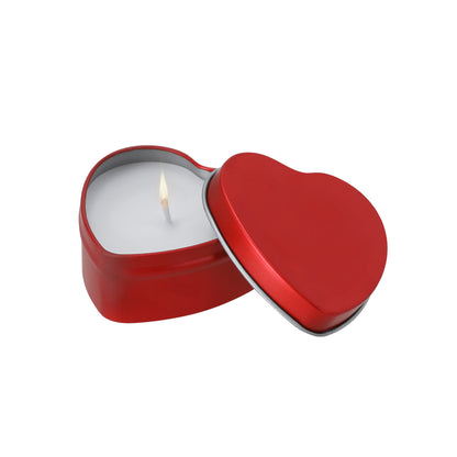 Vela Perfumada em Caixa Coração - Aroma Baunilha