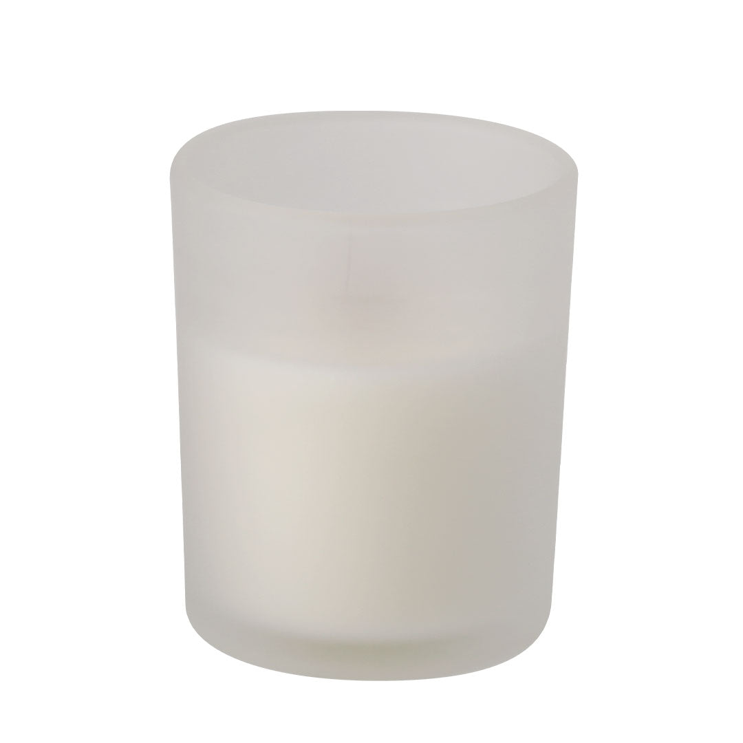 Vela Aromática de Baunilha em Vidro com Pavio de Madeira