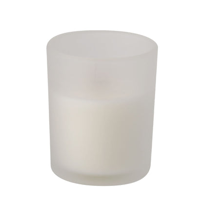 Vela Aromática de Baunilha em Vidro com Pavio de Madeira