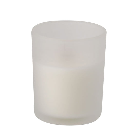 Vela Aromática de Baunilha em Vidro com Pavio de Madeira