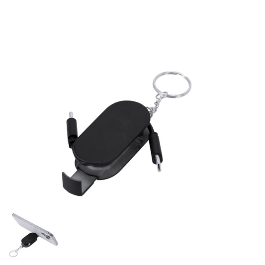 Cabo de Carregador Compacto com Suporte Retrátil