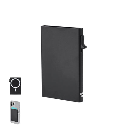 Porta-cartões em Alumínio com Segurança RFID