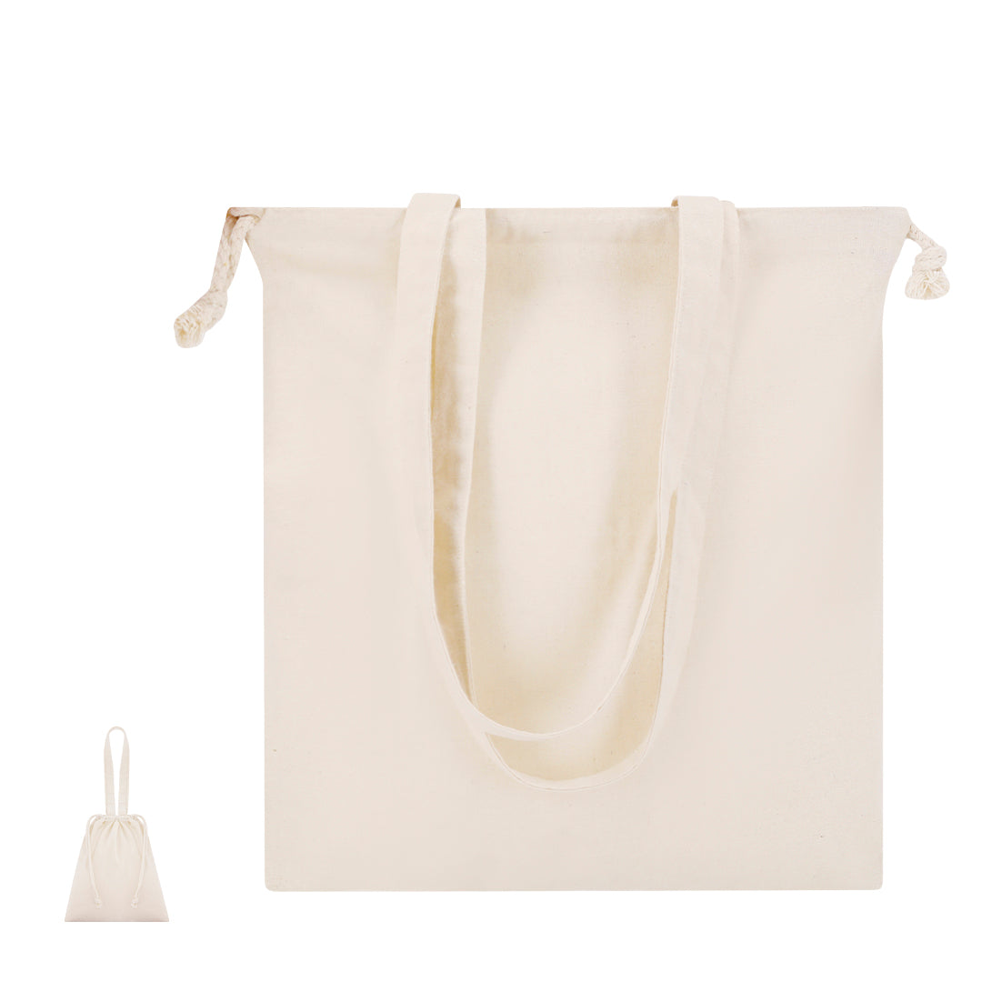 Saco de Algodão Ajustável 180g/m² - Eco-Friendly