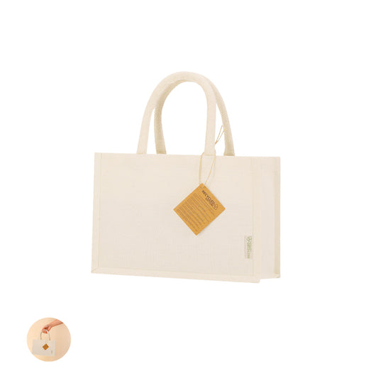 Saco de Lona Reciclada Natural - 5kg de Resistência