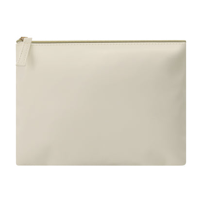 Necessaire Elegante em PU com Fecho de Correr