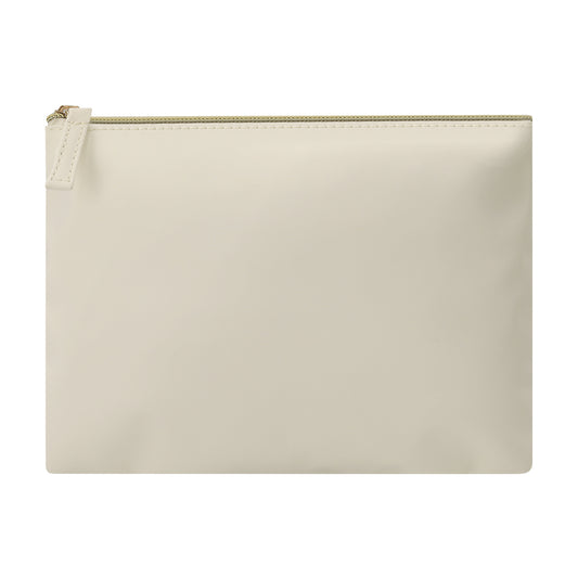 Necessaire Elegante em PU com Fecho de Correr