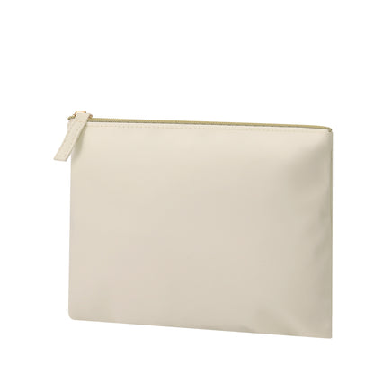 Necessaire Elegante em PU com Fecho de Correr