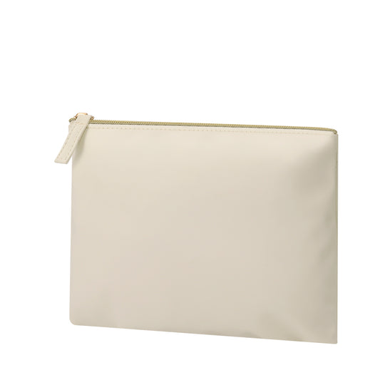 Necessaire Elegante em PU com Fecho de Correr