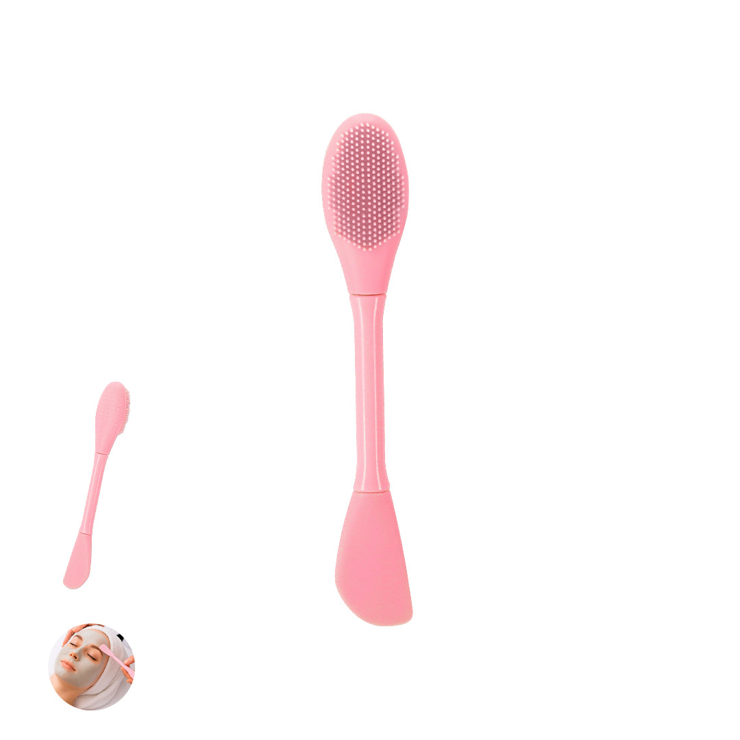 Espátula Facial com Escova para Autocuidado