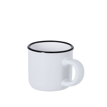 Caneca Cerâmica Vintage 85ml - Estilo Elegante