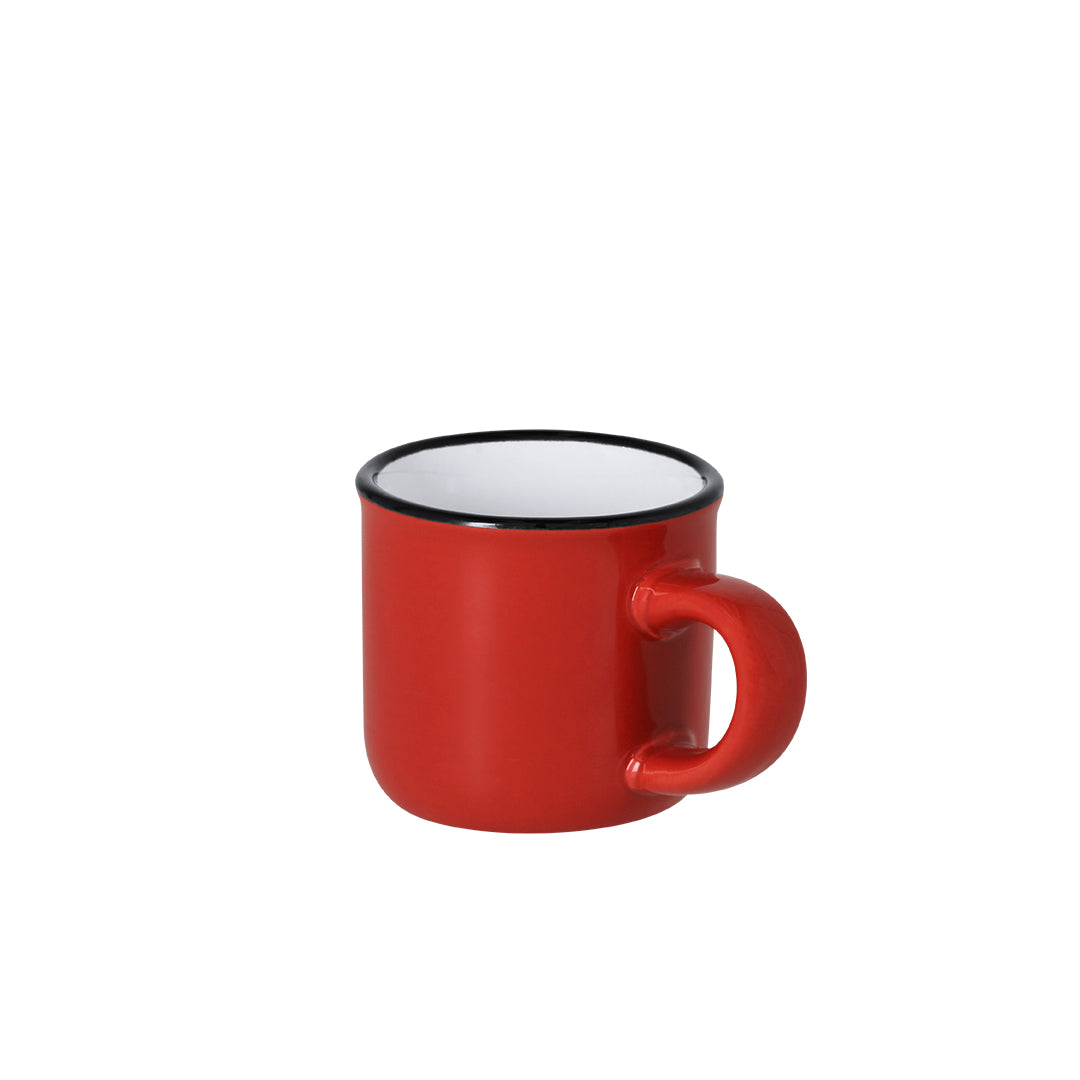 Caneca Cerâmica Vintage 85ml - Estilo Elegante