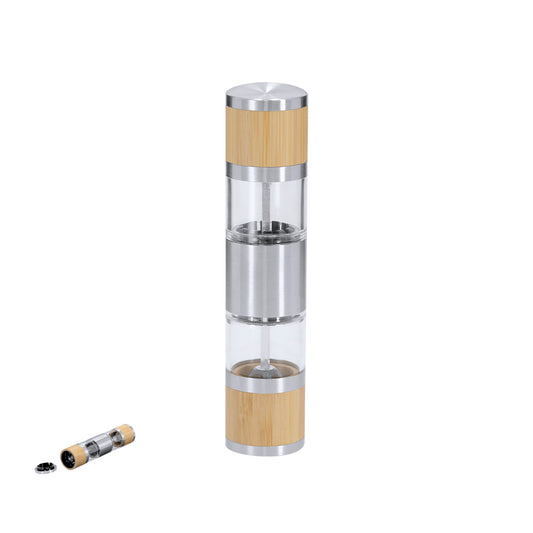 Moinho Manual Bambu para Sal e Pimenta