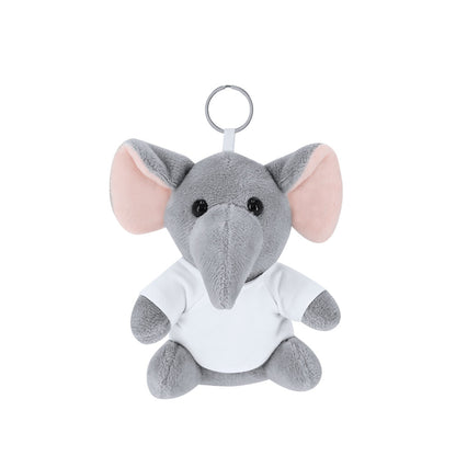 Porta-chaves Elefante de Peluche Personalizável