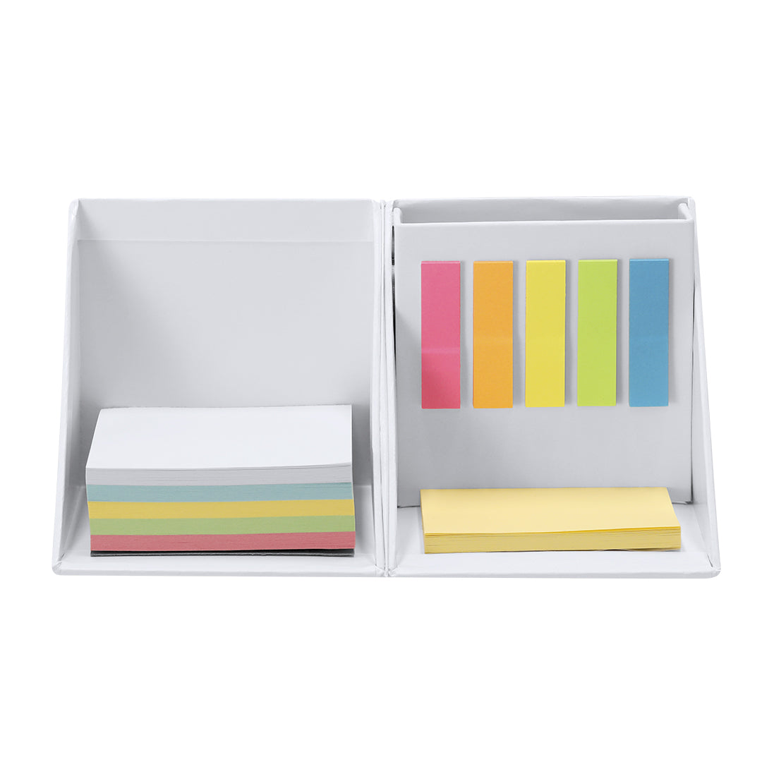 Lápis Dobrável Cubo com Post-its Coloridos