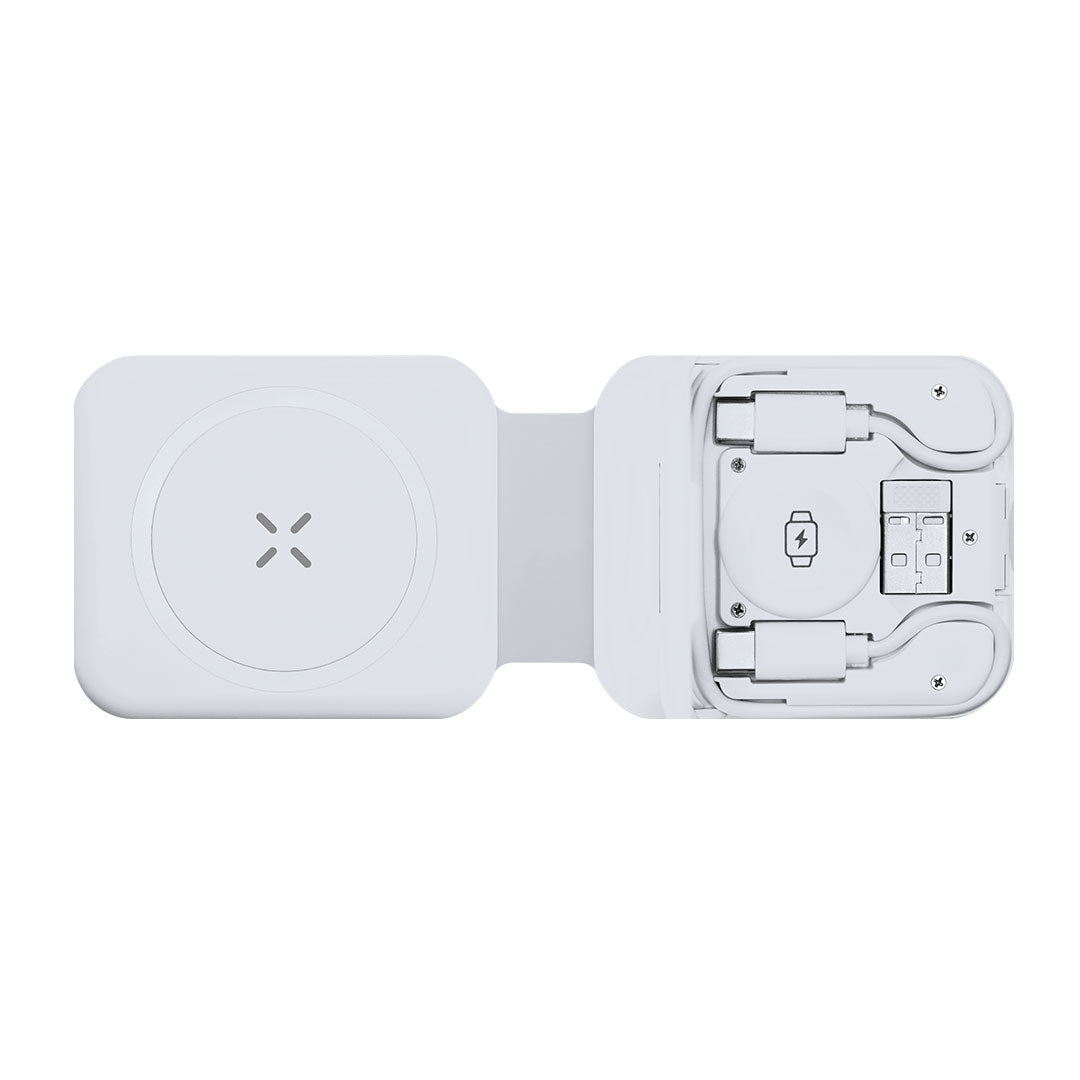 Carregador Multicarga Sem Fios 3 em 1 Vardar 15W