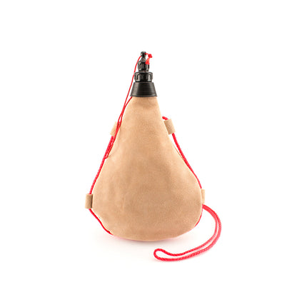 Cantil de Vinho em Couro 1L com Alça de Ombro