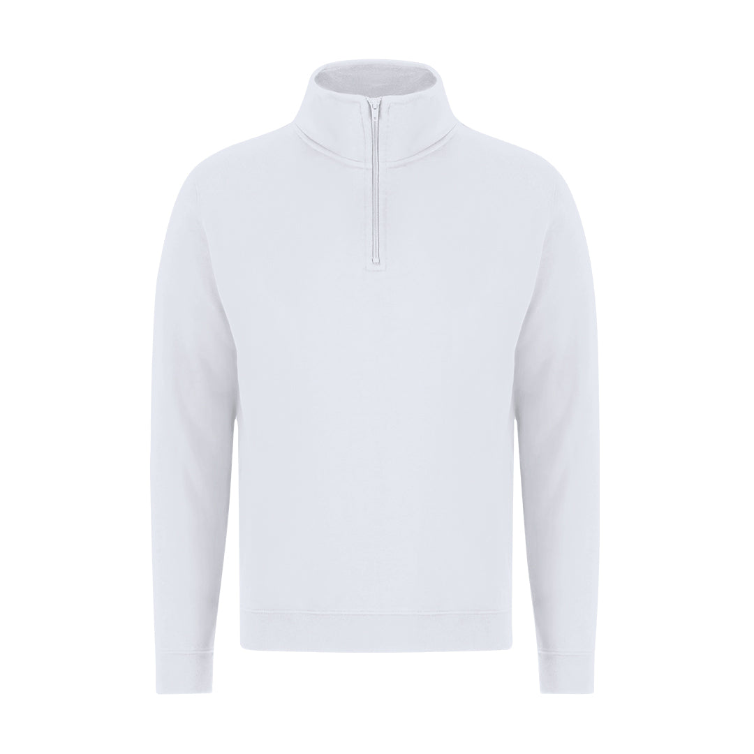 Sweatshirt Unissexo de Meia-Zip em Algodão