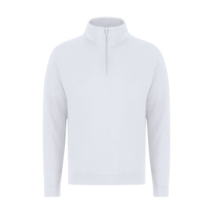 Sweatshirt Unissexo de Meia-Zip em Algodão