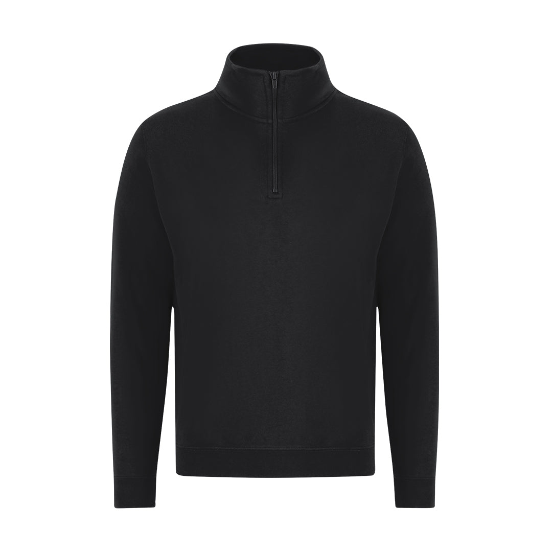 Sweatshirt Unissexo de Meia-Zip em Algodão