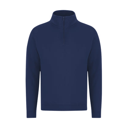 Sweatshirt Unissexo de Meia-Zip em Algodão