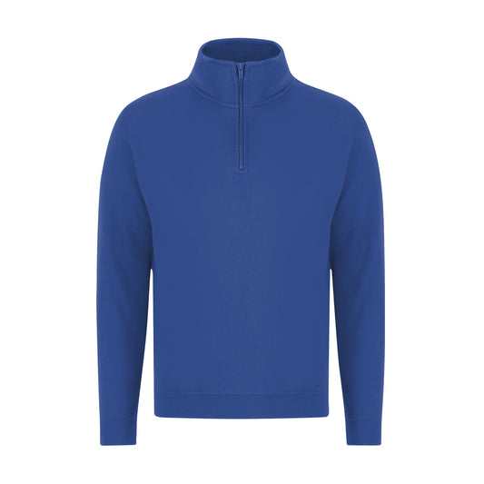 Sweatshirt Unissexo de Meia-Zip em Algodão