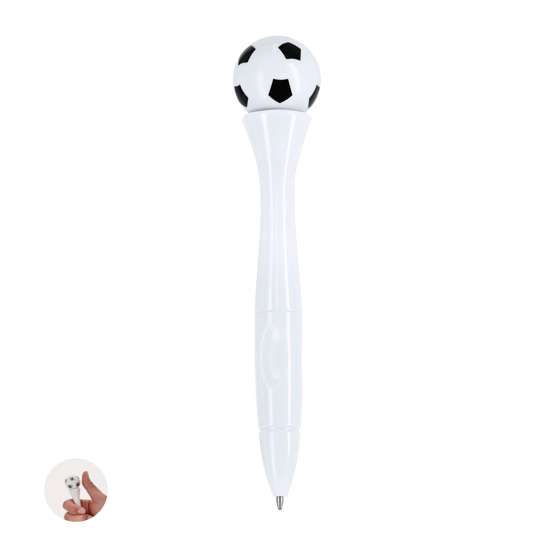 Esferográfica Antistress Futebol - Brilho e Diversão