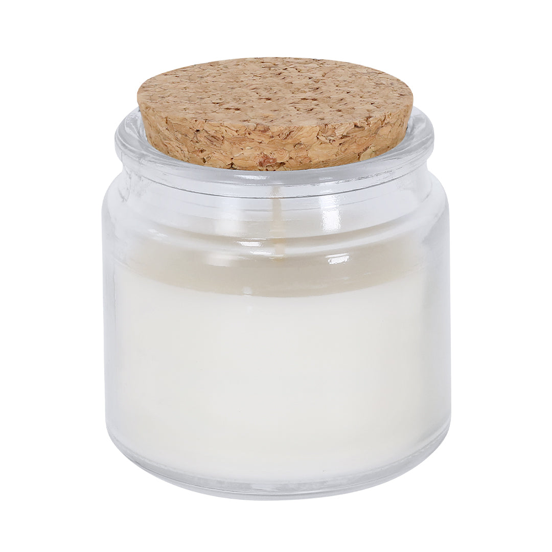 Vela Aromática de Baunilha em Frasco de Vidro