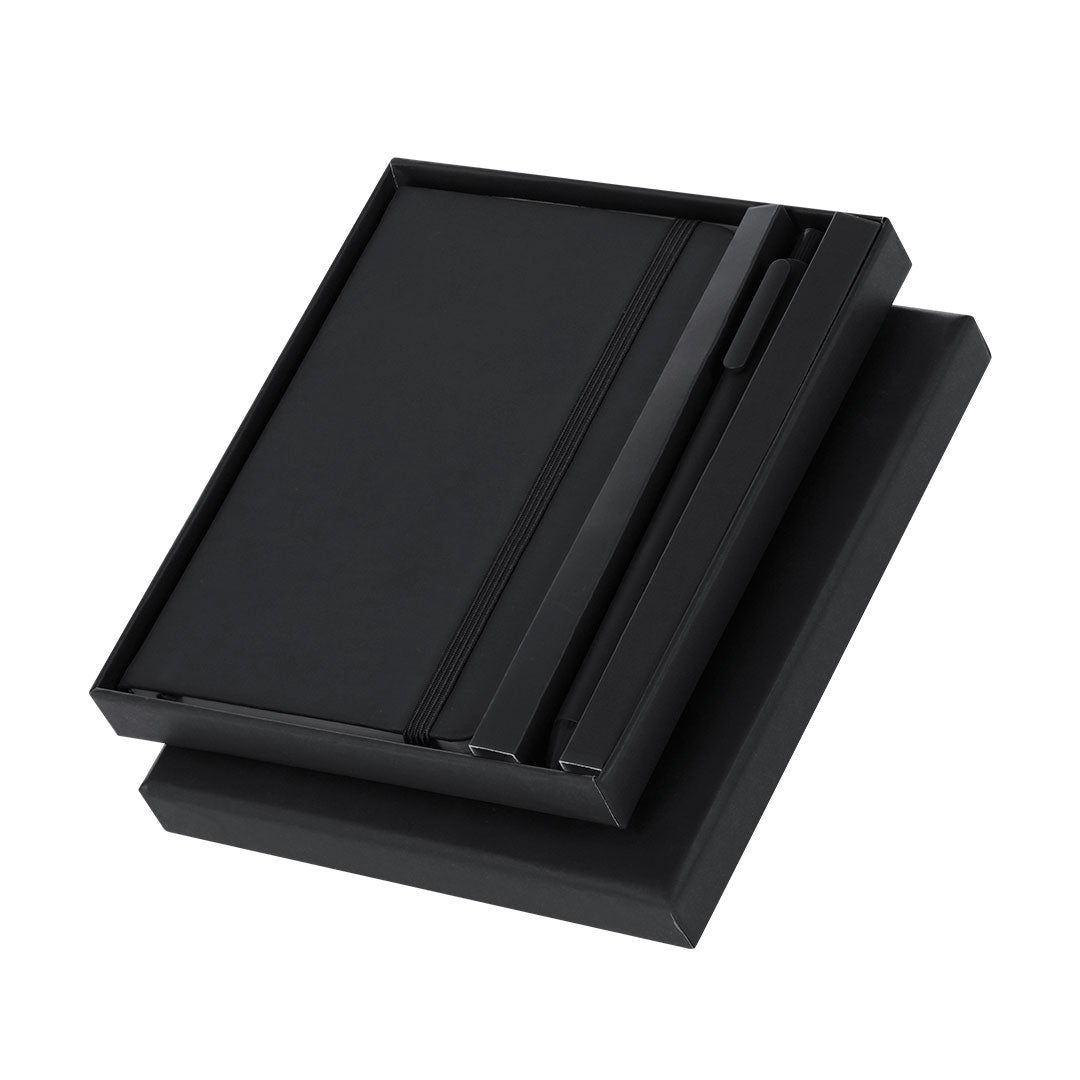 Conjunto de Blocos de Notas e Caneta Elegante